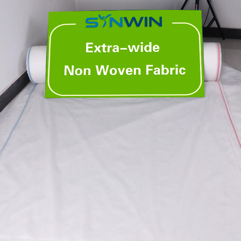 Large width non woven fabric for agriculture application