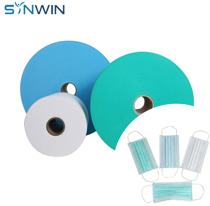 Colorful polypropylene spunbond nonwoven fabric for face mask