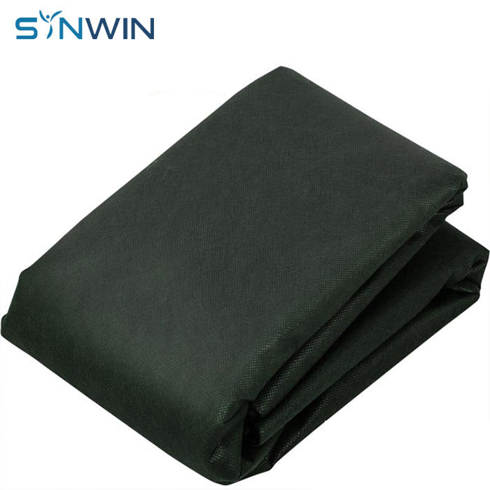 customizable black non woven fabric plant protect weed control mat PP non woven fabric agriculture cover