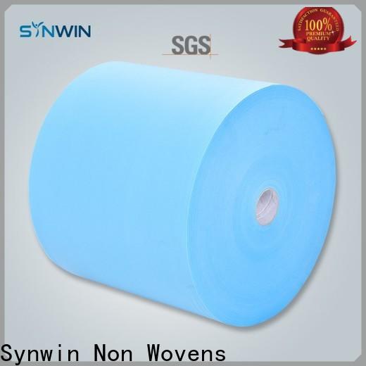 Synwin woven non woven polypropylene roll suppliers for hotel