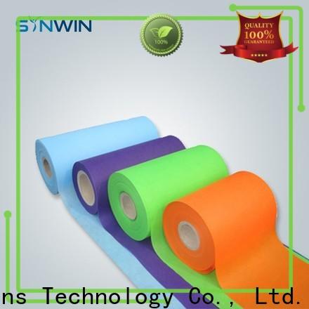 Synwin fabric polypropylene spunbond nonwoven fabric supply for hotel