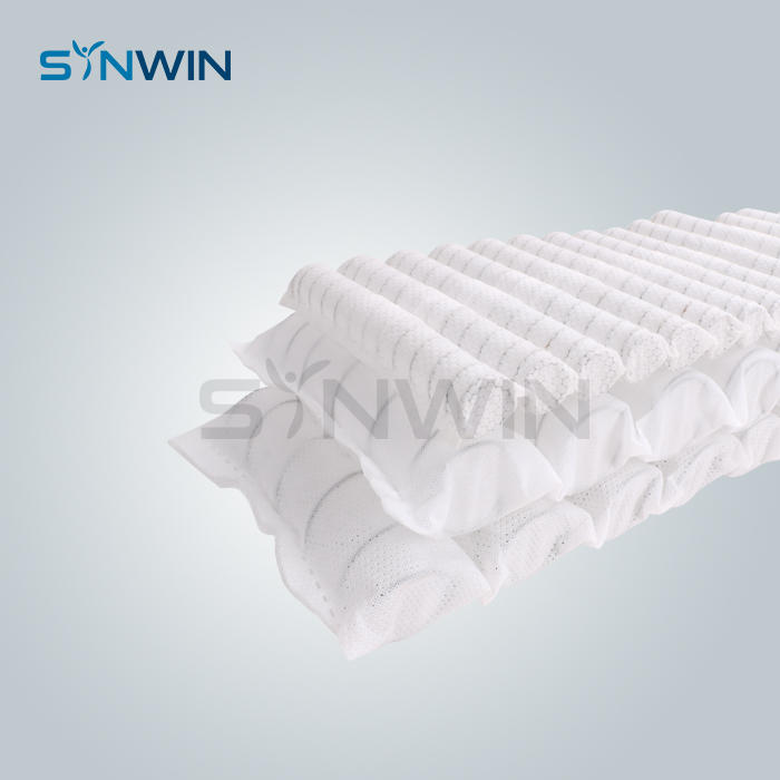 Perforated Pocket spring non woven fabric for mattress production