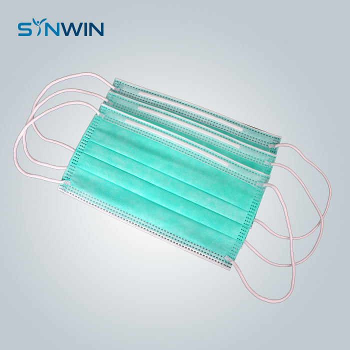 product-Face Mask Disposable Surgical Fabric Green Color Non Woven Roll For Mask-Synwin-img
