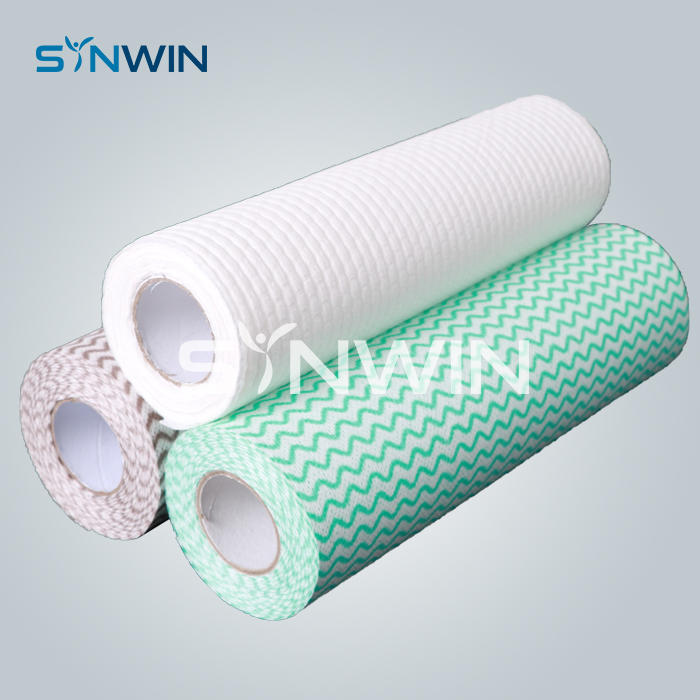 Spunlace Non Woven Fabric Washcloth Roll for Disposable Wet Wipes