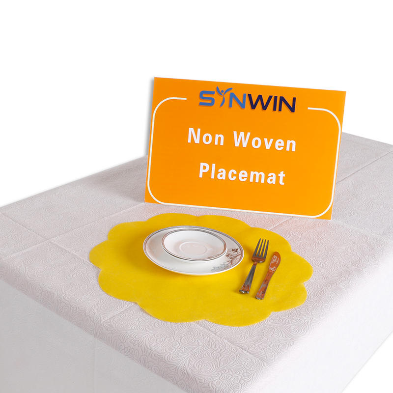 Custom Disposable PP Non Woven Fabric Placemat Manufacturers