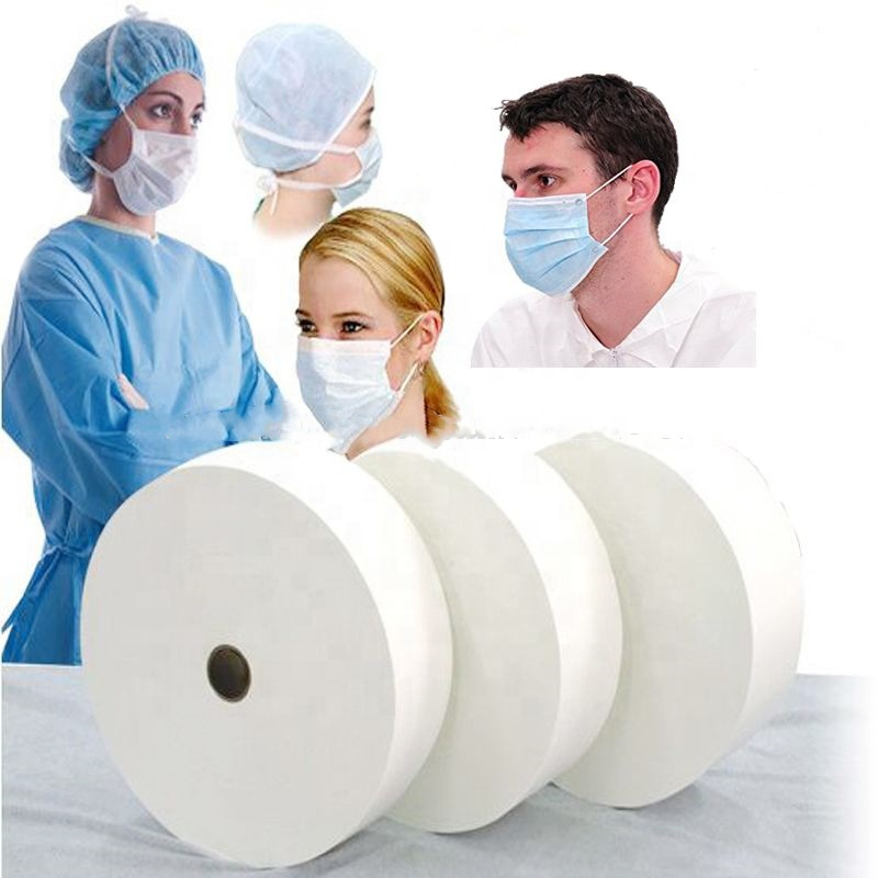 95% Filtration 25GSM Polypropylene Meltblown Nonwoven Fabric Cloth for Face Mask